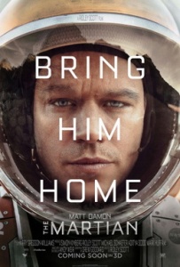 "The Martian film poster" by Source. Licensed under Fair use via Wikipedia - https://en.wikipedia.org/wiki/File:The_Martian_film_poster.jpg#/media/File:The_Martian_film_poster.jpg