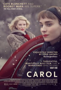 "Carol (film) POSTER" by Source. Licensed under Fair use via Wikipedia - https://en.wikipedia.org/wiki/File:Carol_(film)_POSTER.jpg#/media/File:Carol_(film)_POSTER.jpg